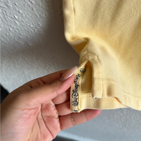 Men’s Disney Cream Polo Shirt with Embroidered Logo Size P - Picture 6 of 9